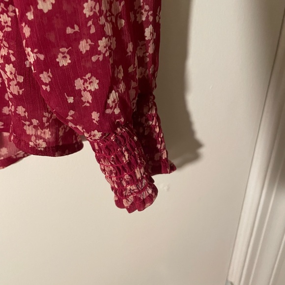 Lush Wine Floral Tunic - Picture 6 of 7
